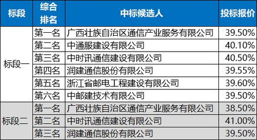 9.1亿元 广西电信区管通信建设工程设计 施工项目开标