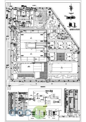 某工厂弱电(安防、监控及通信等)工程设计cad全套施工图纸(含设计说明)